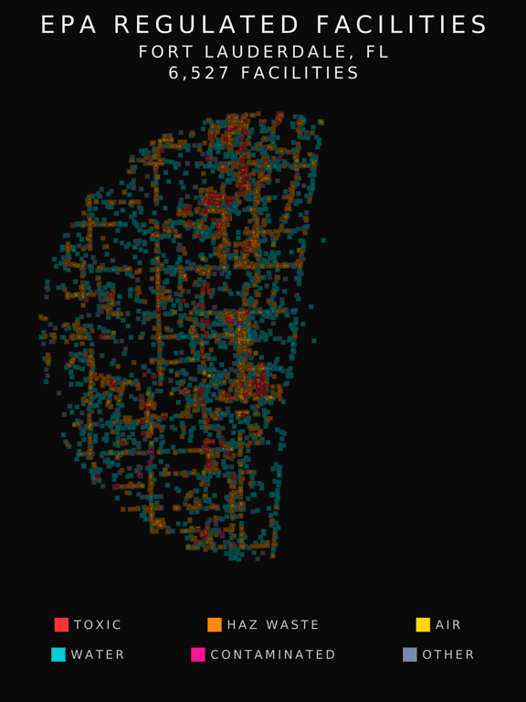 EPA facility radar for Fort Lauderdale
