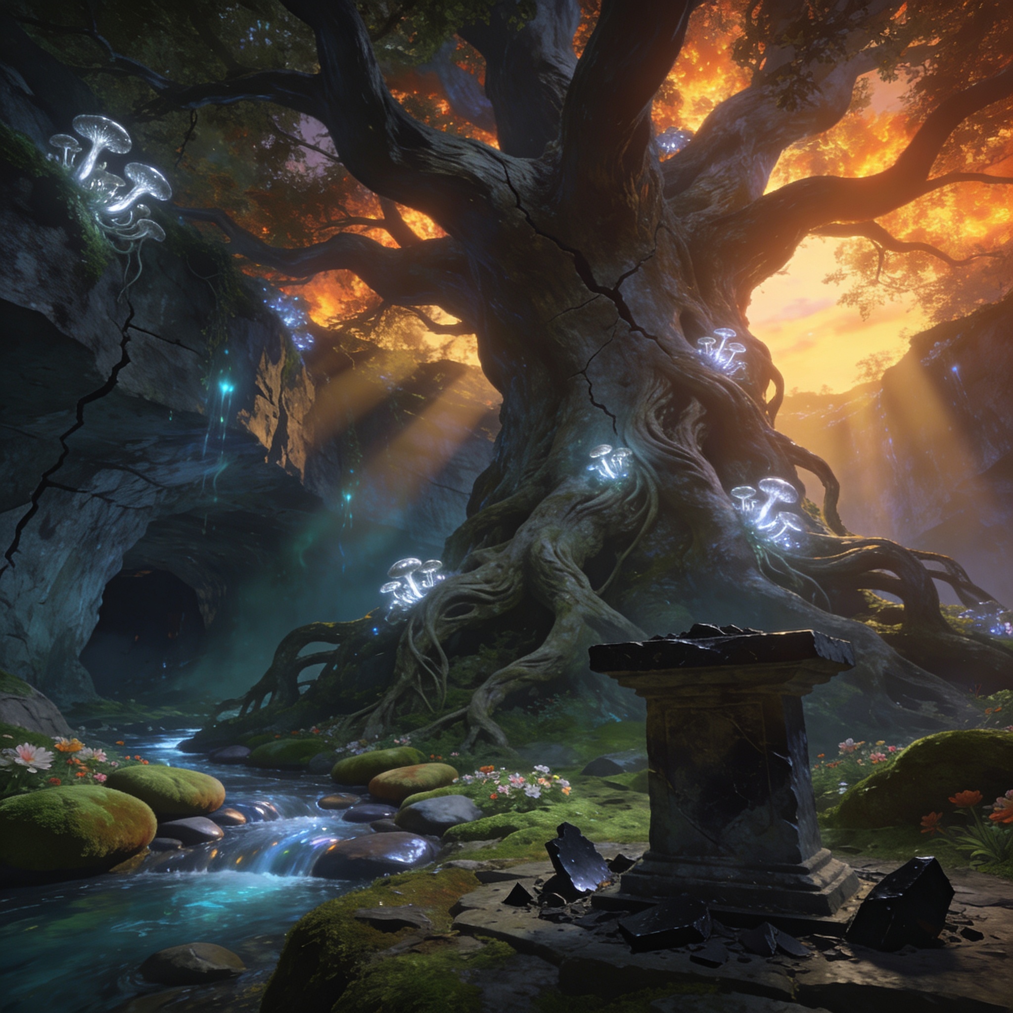 Concept art for Elderbone Hollow