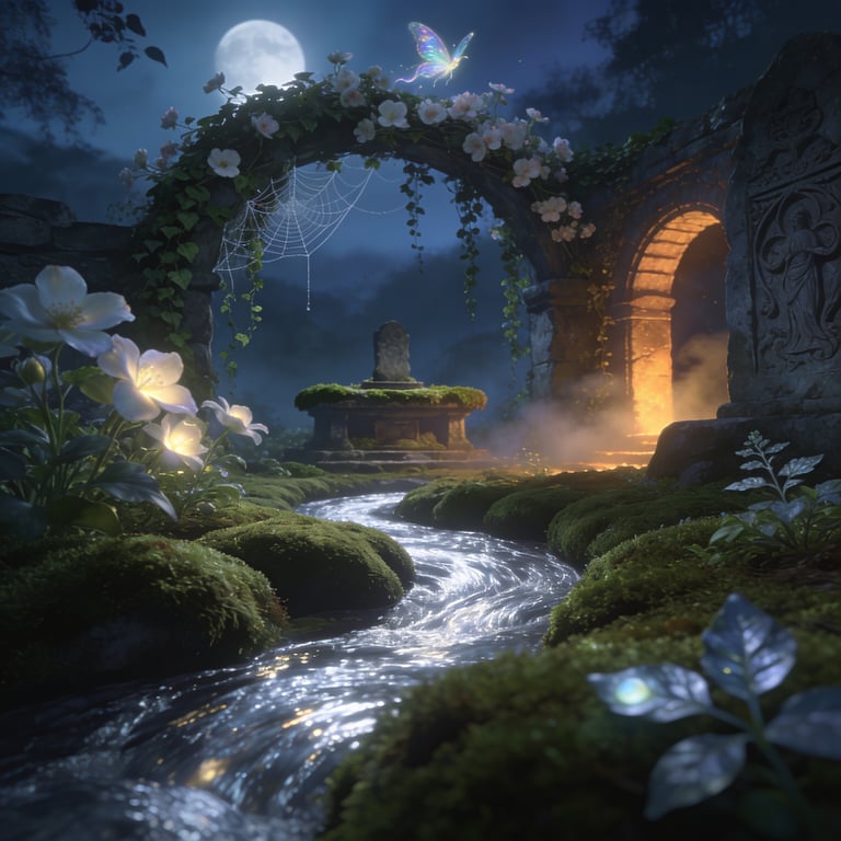 Concept art for The Whispering Glade