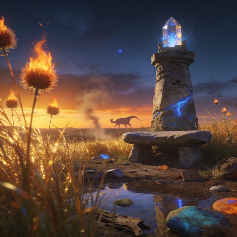 Concept art for The Ember Glade