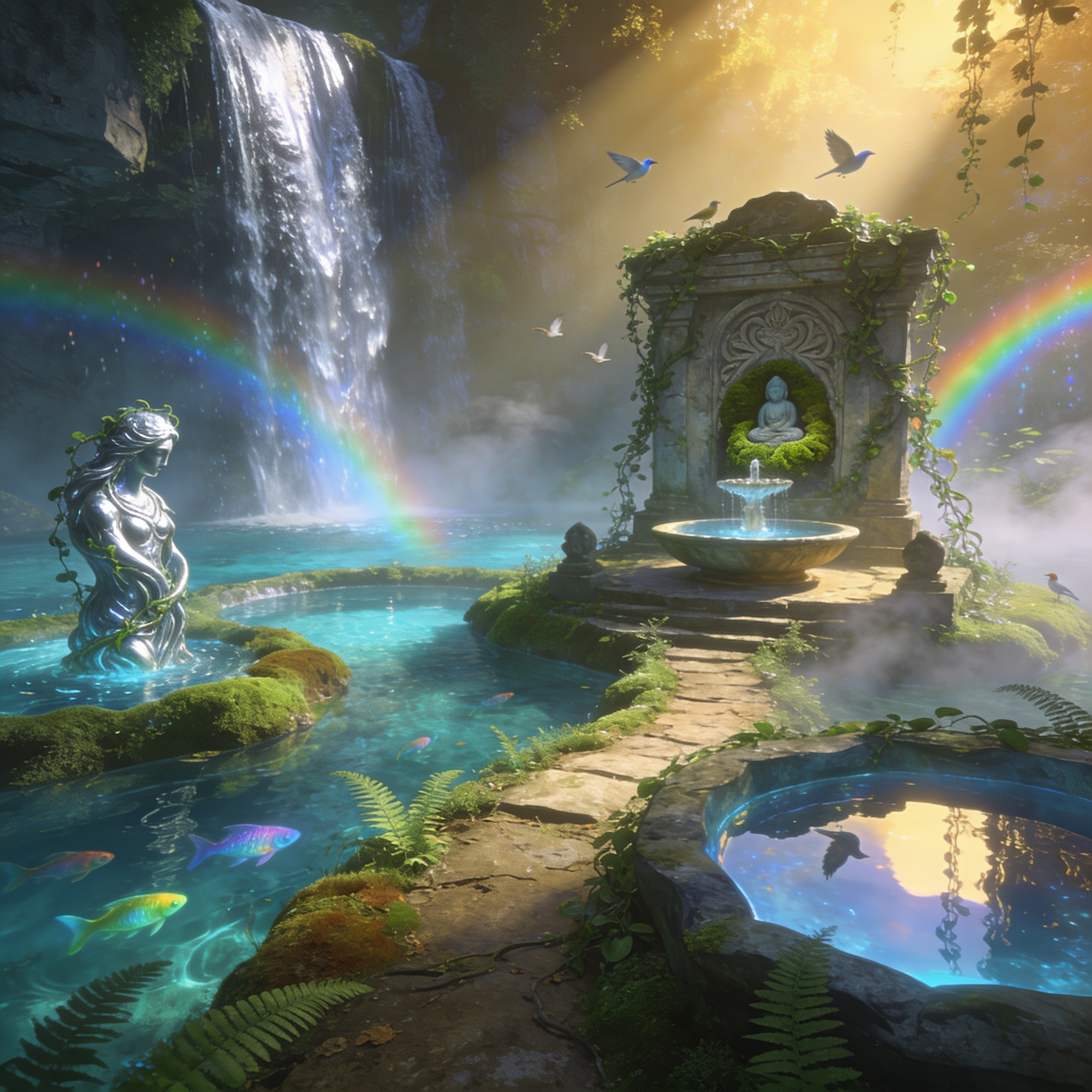 Concept art for The Aquatic Alcove