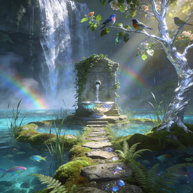 Concept art for The Aquatic Alcove