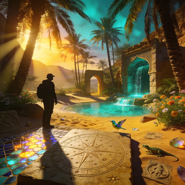 Concept art for The Mirage Glade