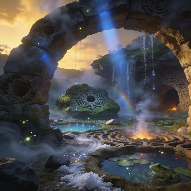 Concept art for The Steammist Isles