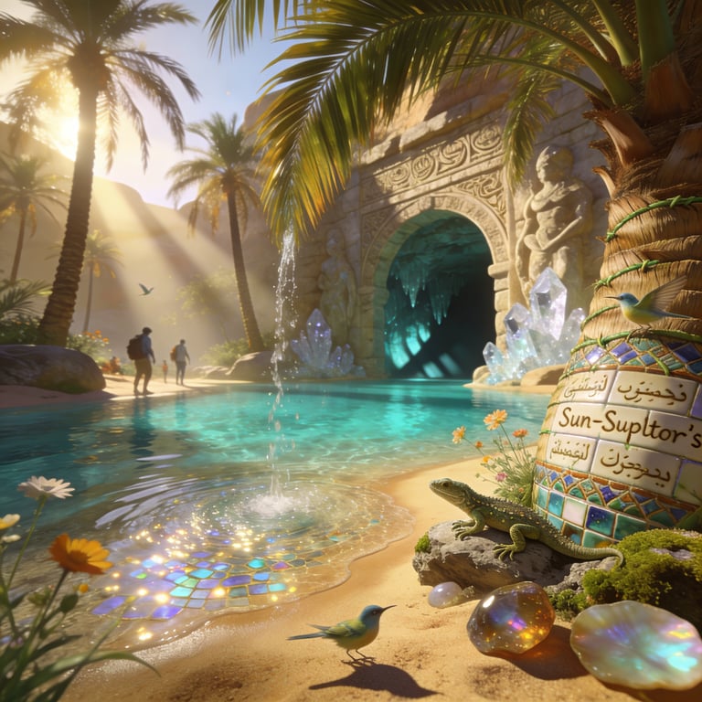 Concept art for The Mirage Glade
