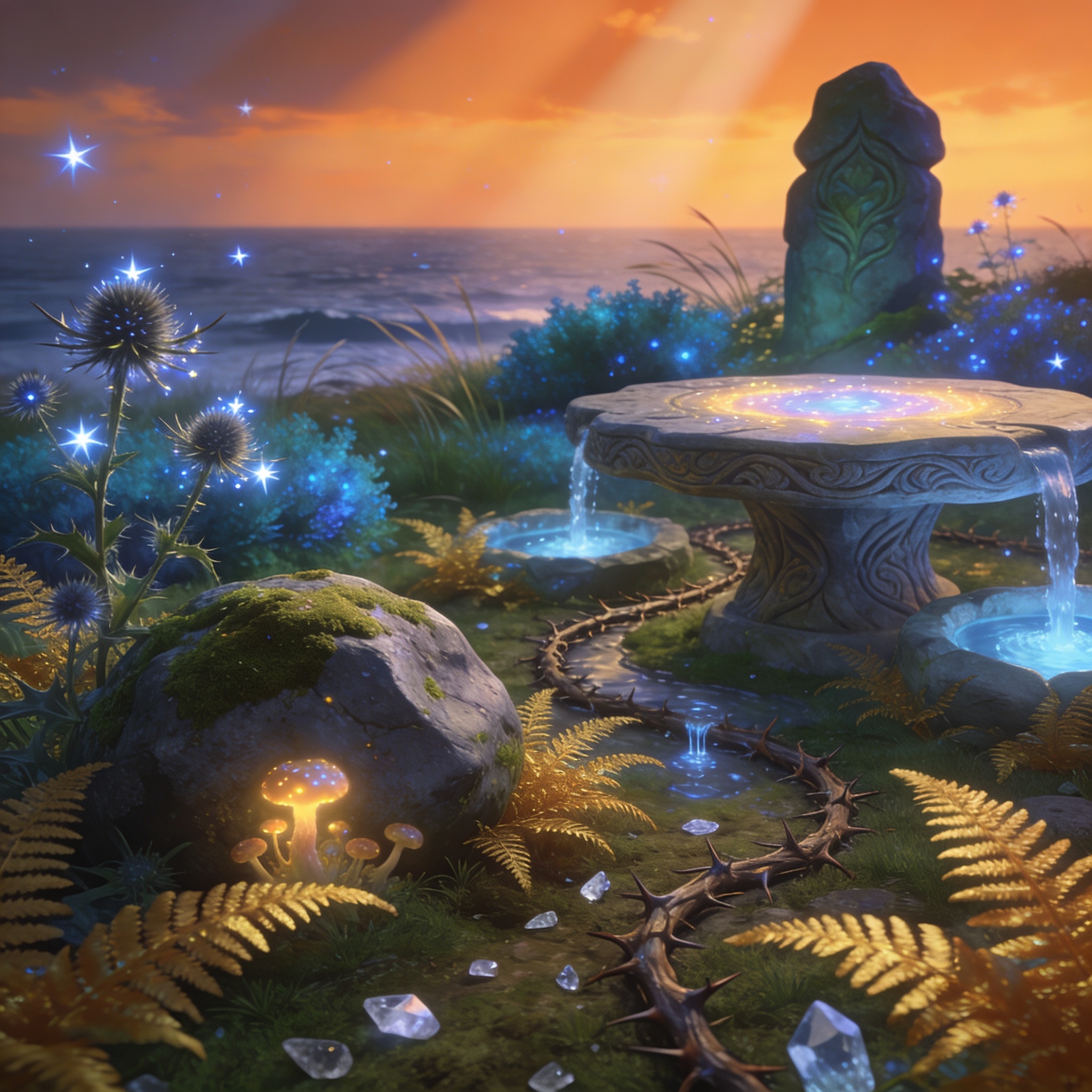 Concept art for Thistlewood Glade