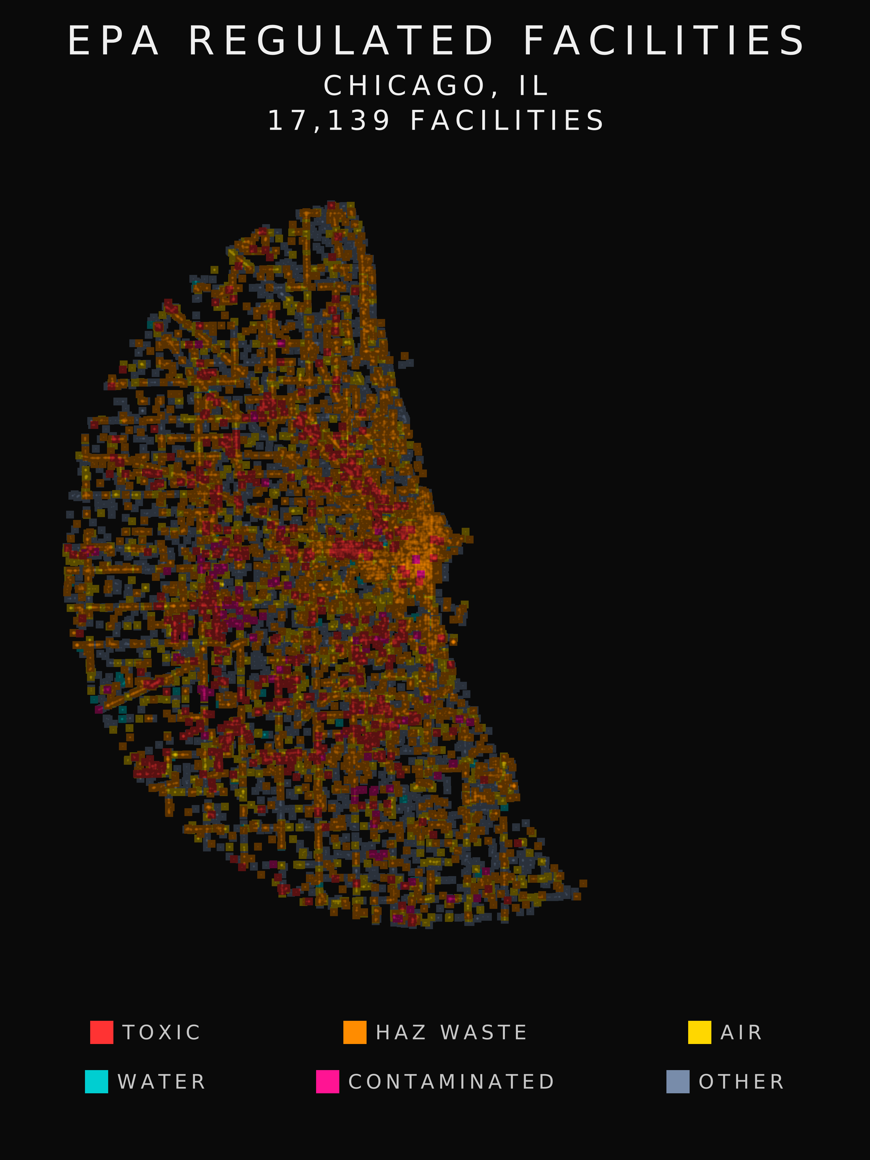 EPA facility radar for Chicago