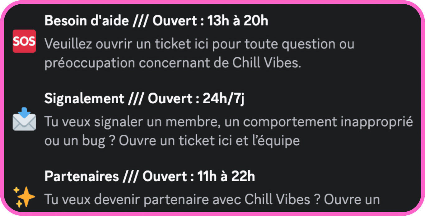 Support Chill Vibes