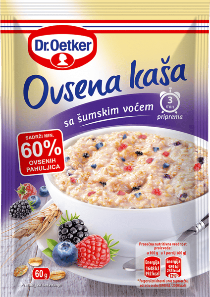 Dr. Oetker Ovsena kaša šumsko voće 60g