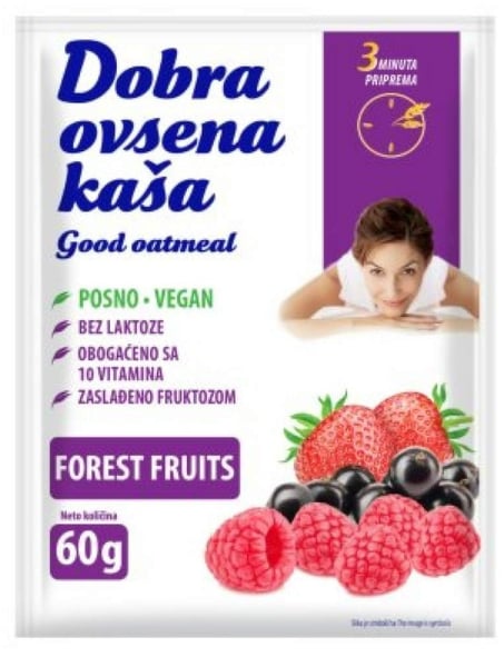 Dobra Ovsena kaša šumsko voće 60g