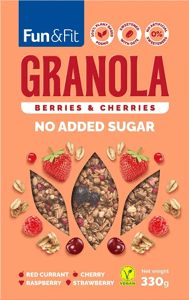 Fun & Fit Granola crveno voće 330g