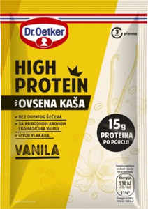 Dr. Oetker Ovsena kaša high protein vanila 64g
