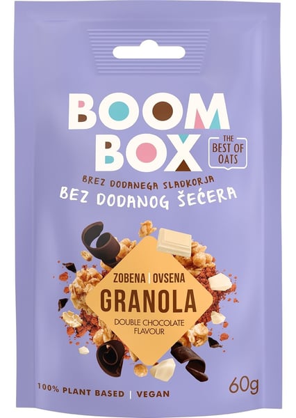 Boom Box Granola dupla čokolada 60g