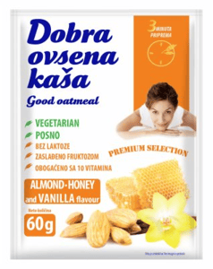 Dobra OVSENA kaša badem med vanila 60g