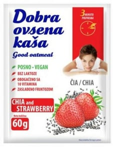 Dobra Ovsena kaša čia jagoda 60g