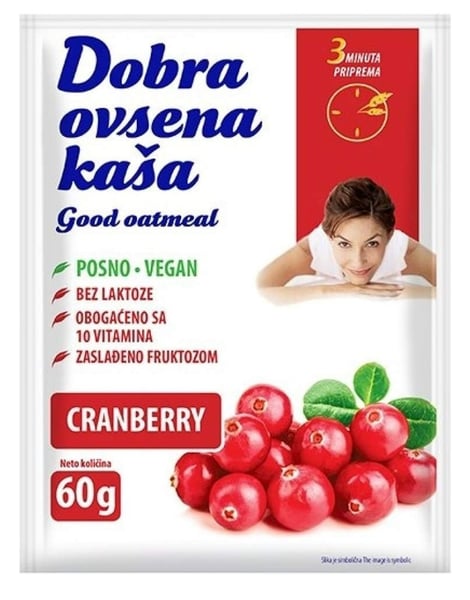 Dobra Ovsena kaša brusnica 60g