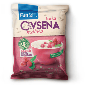 Fun & Fit Ovsena kaša malina 60g