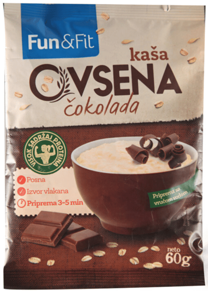 Fun & Fit Ovsena kaša čokolada 60g