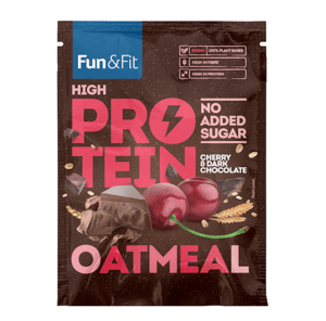 Fun & Fit Proteinska ovsena kaša čokolada višnja 55g