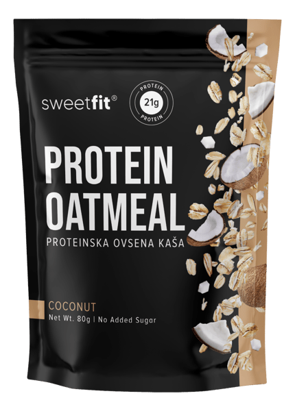 Sweetfit Proteinska ovsena kaša kokos 80g