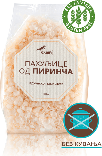 Slavuj Pahuljice od pirinča bez glutena 300g