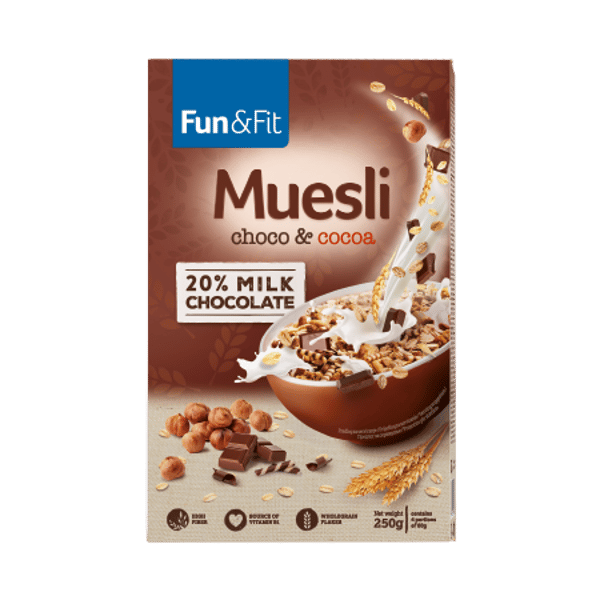Fun & Fit Musli čoko kakao 250g