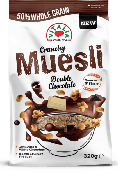 Vitalia Musli crunchy dupla čokolada 320g