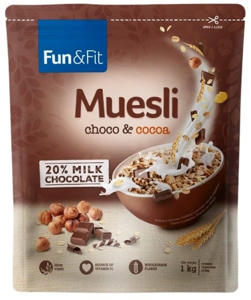 Fun & Fit Musli čoko kakao 1kg