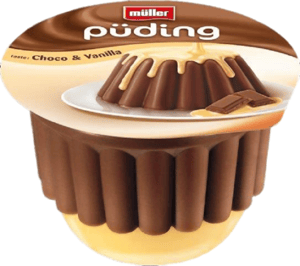 Muller Puding čokolada vanila 450g
