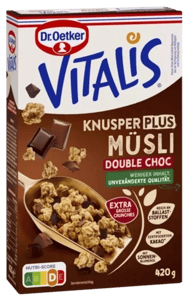Vitalis Dr. Oetker knusper musli double choc 420g