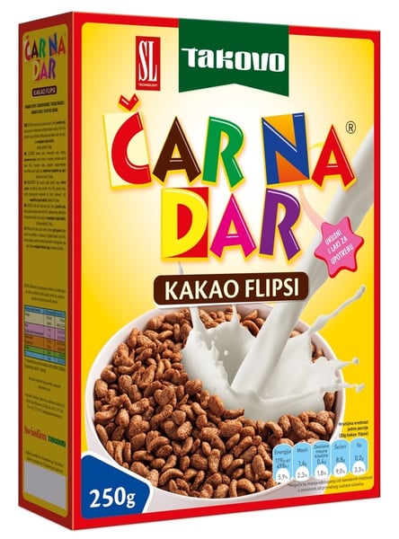 Car Na Dar Flipsi Takovo kakao 375g