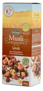 Bio Spajz Musli lešnik bez dodatog šećera 400g