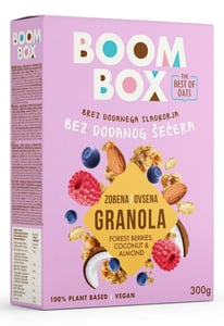 Boom Box Ovsena granola šumsko voće kokos badem 300g