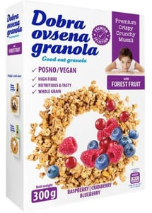 Dobra Ovsena granola šumsko voće 300g