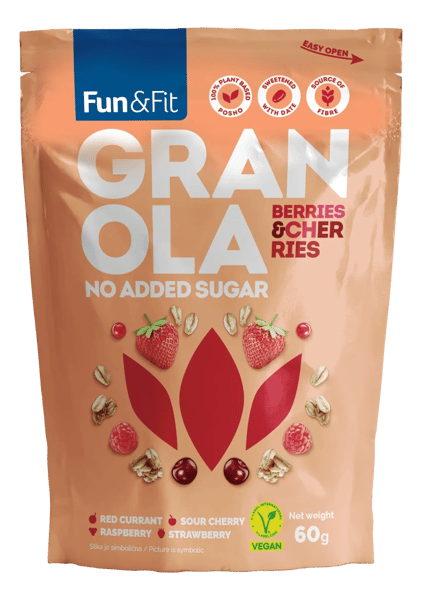Fun & Fit Granola crveno voće 60g