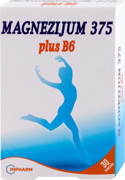 Inpharm Magnezijum 375 Plus B6 30kom