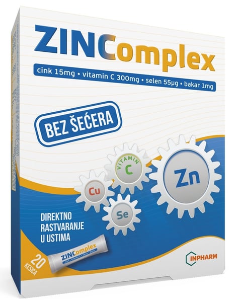 Inpharm ZinComplex cink vitamin C selen bakar direct