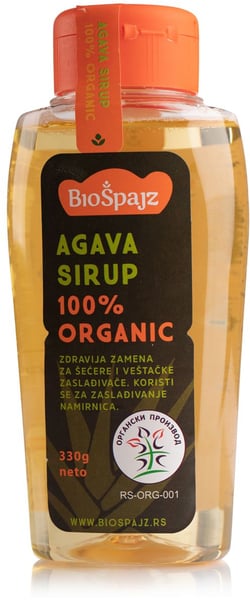 BIO ŠPAJZ sirup od agave 100% organic 330g