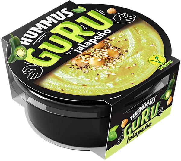 Guru Hummus jalapeno 180g