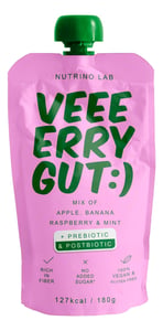 Nutrino Lab Voćni pire Verry Gut jabuka banana malina 180g