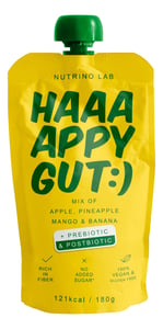 Nutrino Lab Voćni pire Happy Gut jabuka ananas mango 180g