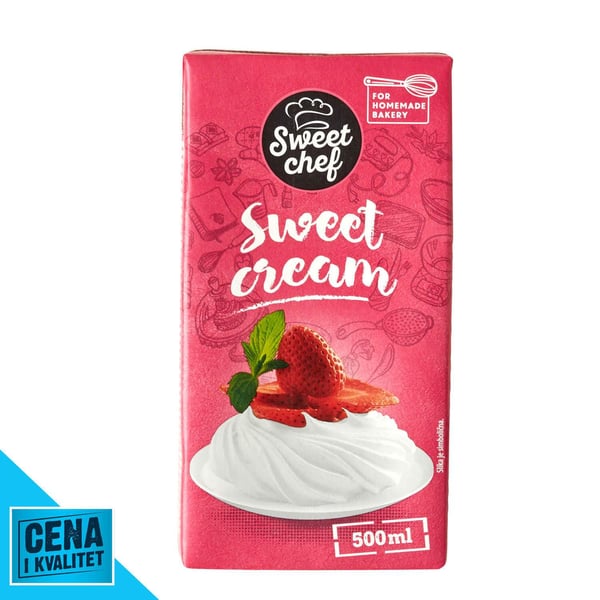 Sweet Chef Slag krem biljni 500ml