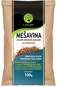 Lucar Mešavina sirovih semenki sa cimetom 100g