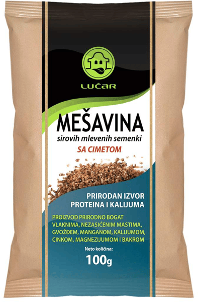 Lucar Mešavina sirovih semenki sa cimetom 100g