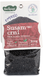 Bio Spajz Crni susam organski 200g