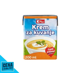 K Plus Krem za kuvanje 200ml