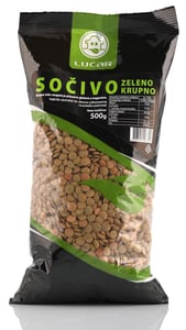 Lucar Zeleno sočivo krupno 500g