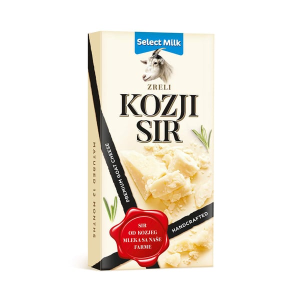 Select Milk Kozji sir polutvrdi zreli 125g