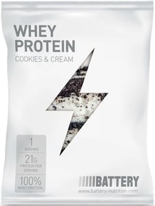 Battery Whey Protein cookies & cream 30g