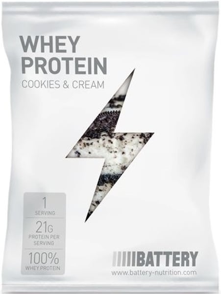 Battery Whey Protein cookies & cream 30g